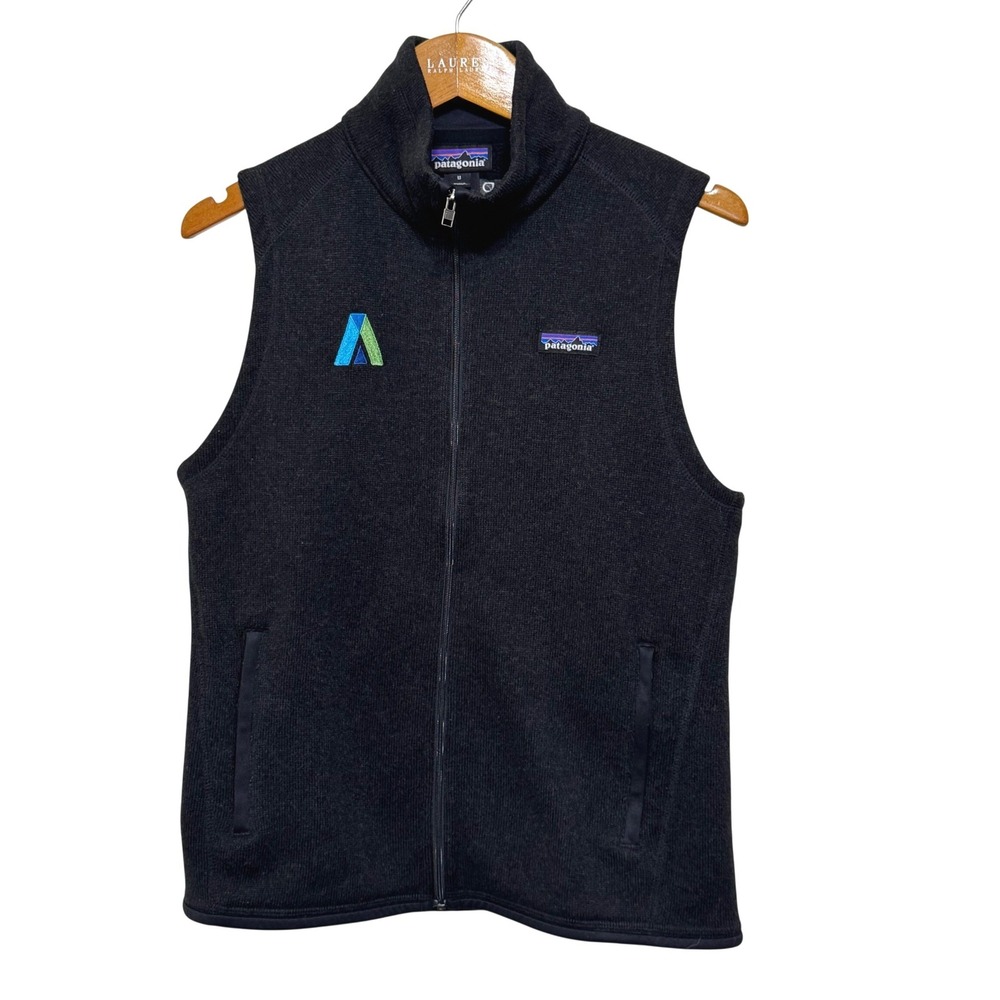 Patagonia Better Sweater Vest Women's Medium LOGO Black